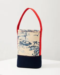 Tommy Bahama Daise Seascape Wine Caddy- Drinkware & Bar|Outdoor Accessories