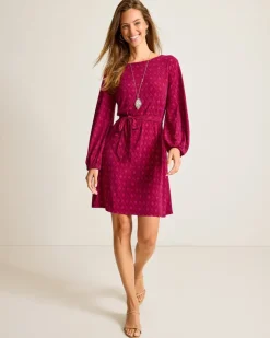 Tommy Bahama Diamond Cay Long-Sleeve Dress-Women Dresses