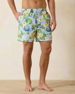 Tommy Bahama Disney Naples Postcard to Paradise 6-Inch Swim Trunks- Swim & Boardshorts