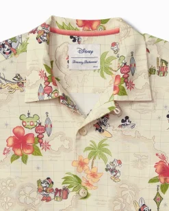 Tommy Bahama Disney Veracruz Cay Huladay Adventure Camp Shirt- Shirts