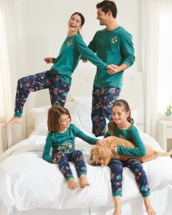 Tommy Bahama Disney Women's Long Sleeve & Pants Family Pajama Set-Women Sleepwear