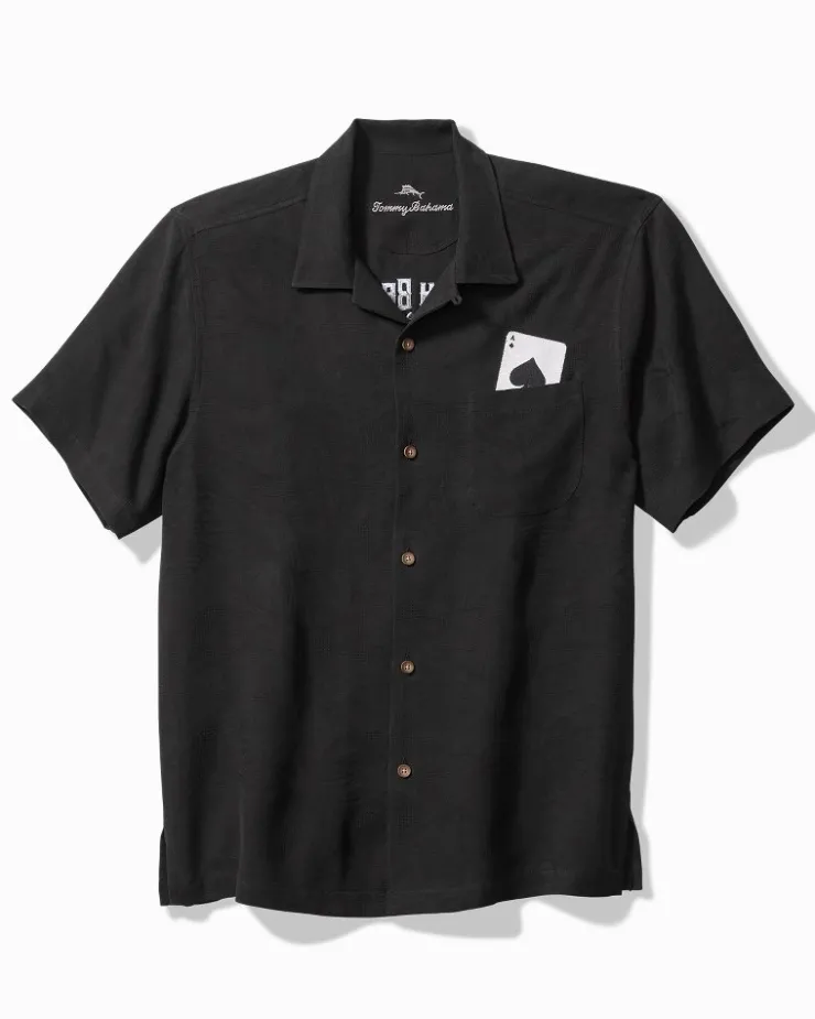 Tommy Bahama Drinking Doubles Silk Camp Shirt- Shirts