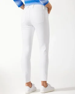 Tommy Bahama Ella Twill High-Rise Ankle Jeans-Women Pants & Crops|Jeans
