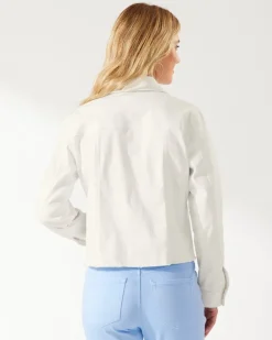 Tommy Bahama Ella Twill Jean Jacket-Women Jackets