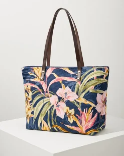 Tommy Bahama Embroidered Tote-Women Handbags & Clutches