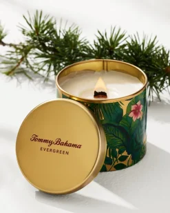 Tommy Bahama 10.6-oz. Floral Embossed Candle Tin- Candles & Diffusers