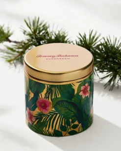 Tommy Bahama 10.6-oz. Floral Embossed Candle Tin- Candles & Diffusers