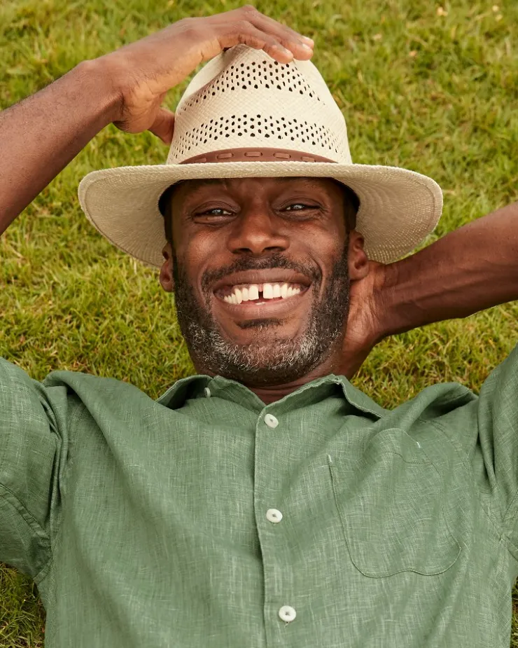 Tommy Bahama Ezra Vented Panama Hat- Hats & Caps
