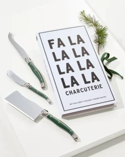 Tommy Bahama Fa-La-La Charcuterie Knives Set- Drinkware & Bar