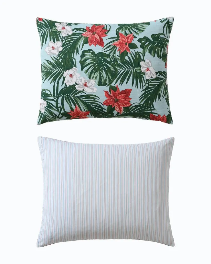 Tommy Bahama Festive Palms Reversible Full/Queen 3-Piece Comforter Set- Comforters & Duvets