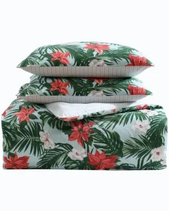 Tommy Bahama Festive Palms Reversible King 3-Piece Comforter Set- Comforters & Duvets