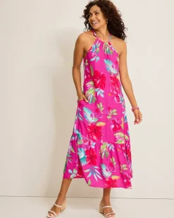 Tommy Bahama Fiesta Floral Coverup Dress-Women Beach Coverups|Dresses