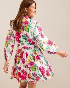 Tommy Bahama Fiesta Floral Coverup Shirt Dress-Women Beach Coverups|Dresses