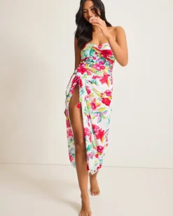 Tommy Bahama Fiesta Floral Pareo-Women Beach Coverups
