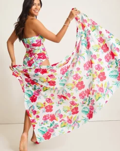 Tommy Bahama Fiesta Floral Pareo-Women Beach Coverups
