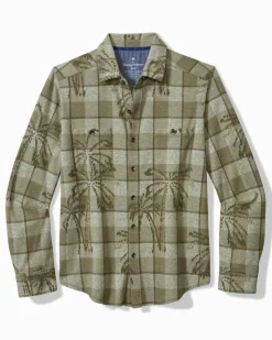 Tommy Bahama Fireside Palm Springs Stretch Flannel Shirt- Shirts