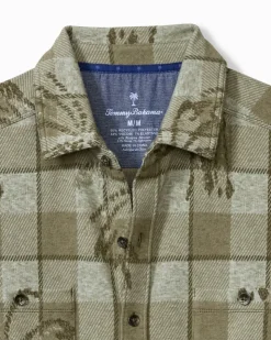 Tommy Bahama Fireside Palm Springs Stretch Flannel Shirt- Shirts