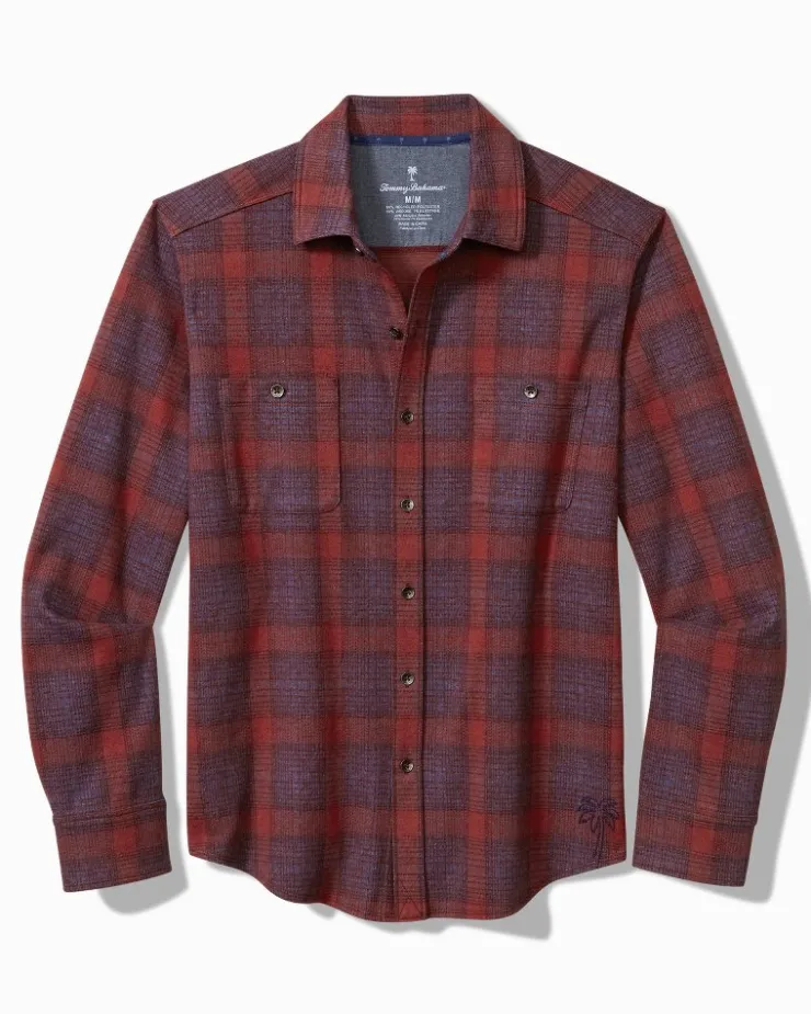 Tommy Bahama Fireside San Miguel Stretch Flannel Shirt- Shirts