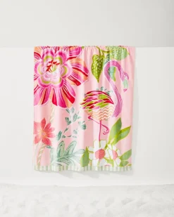 Tommy Bahama Flamingo Pineapple Beach Towel- Beach Towels