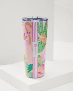 Tommy Bahama Flamingo Pineapple 22-oz. Tumbler- Drinkware & Bar|Outdoor Accessories