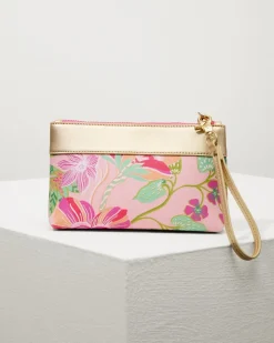 Tommy Bahama Flamingo Pineapple Tassel Wristlet-Women Handbags & Clutches