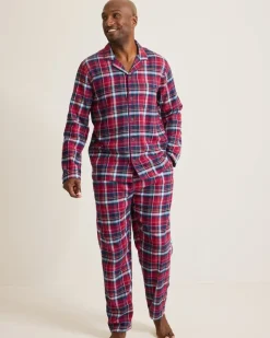 Tommy Bahama Flannel Long Sleeve & Pants Pajama Set- Loungewear & Pajamas