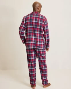 Tommy Bahama Flannel Long Sleeve & Pants Pajama Set- Loungewear & Pajamas