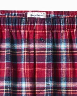 Tommy Bahama Flannel Plaid Boxers- Underwear|Loungewear & Pajamas