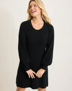 Tommy Bahama Flared Pickford Balloon-Sleeve Dress-Women Dresses