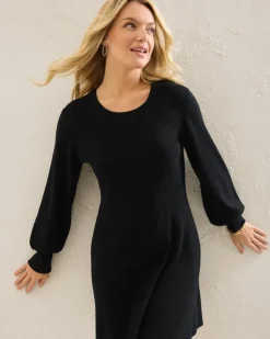 Tommy Bahama Flared Pickford Balloon-Sleeve Dress-Women Dresses