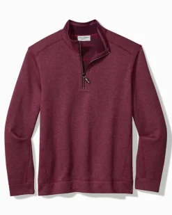 Tommy Bahama Flip Coast Reversible Half-Zip Sweatshirt- Sweatshirts