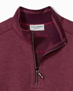 Tommy Bahama Flip Coast Reversible Half-Zip Sweatshirt- Sweatshirts
