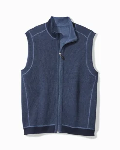 Tommy Bahama Flip Coast Reversible Vest- Jackets & Outerwear