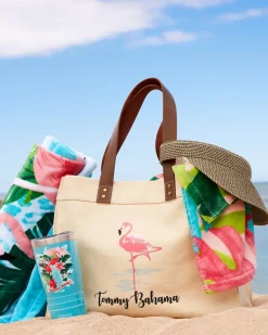 Tommy Bahama Flocktail Club & Fiesta Jungle Beach Towels - Set of 2- Beach Towels