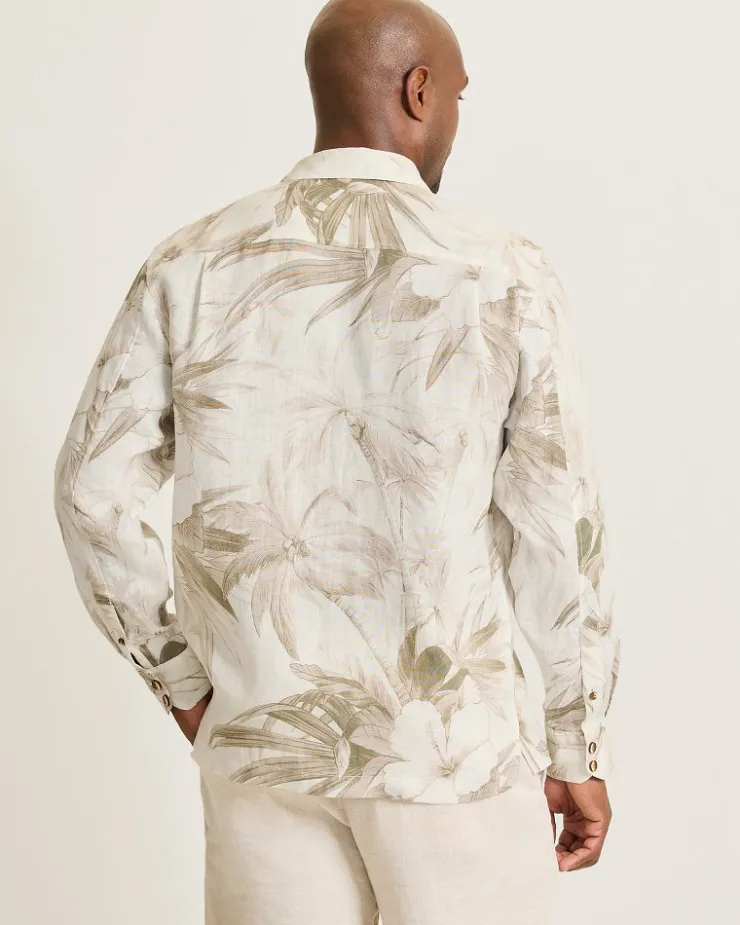 Tommy Bahama Flora Oasis Long-Sleeve Linen Shirt- Shirts