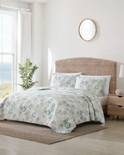Tommy Bahama Freeport 3-Piece Full/Queen Quilt Set- Quilts & Blankets