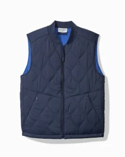 Tommy Bahama Fresno Flip Reversible Vest- Jackets & Outerwear