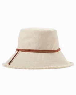 Tommy Bahama Fringed Bucket Hat-Women Hats & Caps