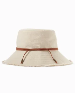 Tommy Bahama Fringed Bucket Hat-Women Hats & Caps