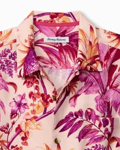 Tommy Bahama Garden of Hope and Courage Silk Camp Shirt- Shirts