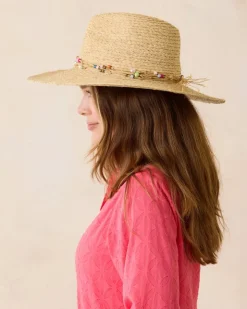 Tommy Bahama Gema Continental Raffia Hat-Women Hats & Caps