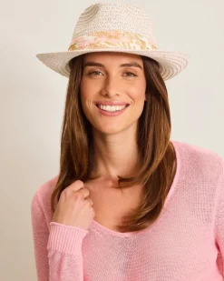 Tommy Bahama Gracetown Fedora Hat-Women Hats & Caps