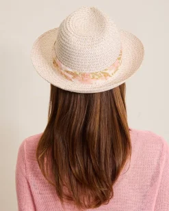 Tommy Bahama Gracetown Fedora Hat-Women Hats & Caps