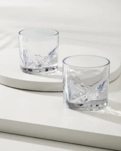 Tommy Bahama Grand Canyon Whiskey Glasses—Set of 2- Drinkware & Bar