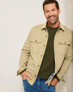 Tommy Bahama Harbor Point Shirt Jacket- Jackets & Outerwear|Shirts