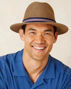 Tommy Bahama Hester Packable Braid Hat- Hats & Caps