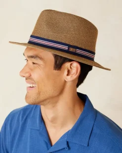Tommy Bahama Hester Packable Braid Hat- Hats & Caps