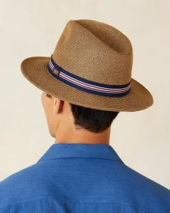 Tommy Bahama Hester Packable Braid Hat- Hats & Caps