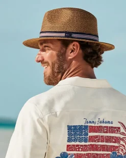 Tommy Bahama Hester Packable Braid Hat- Hats & Caps