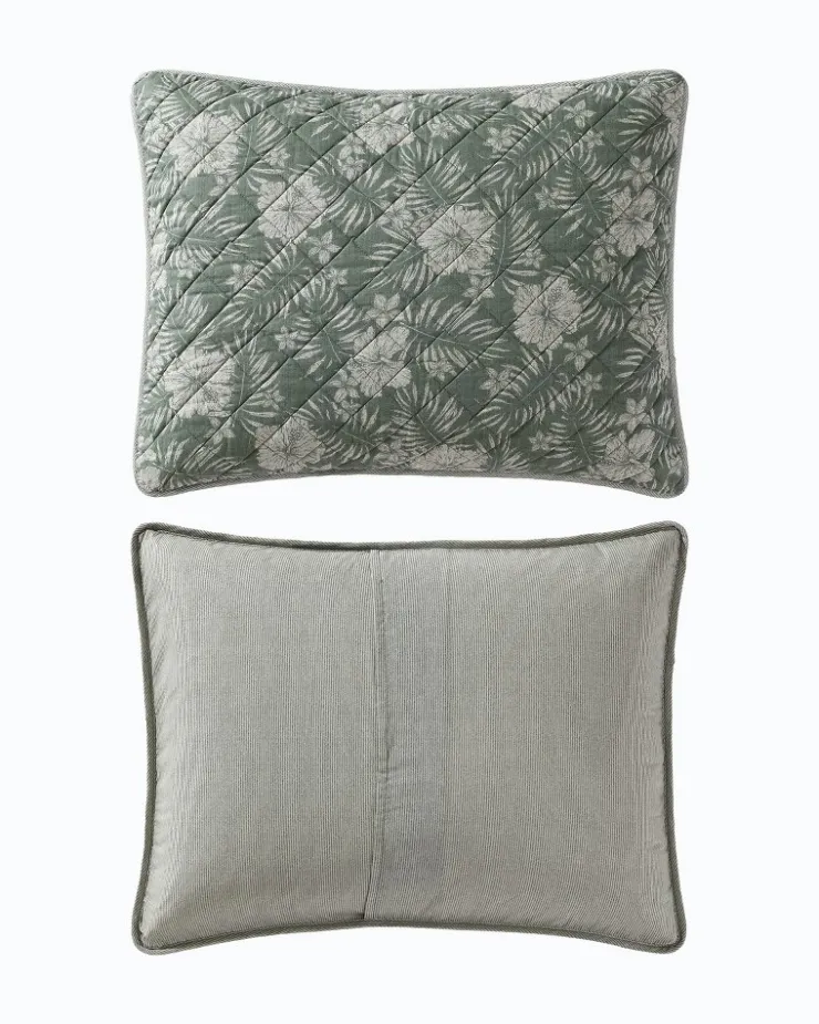 Tommy Bahama Hibiscus Reversible 3-Piece King Quilt Set- Quilts & Blankets